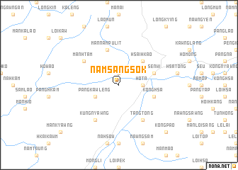 map of Namsangsok