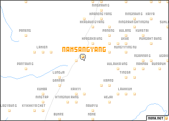 map of Namsangyang