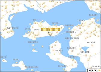 map of Namsanp\