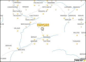 map of Nam San