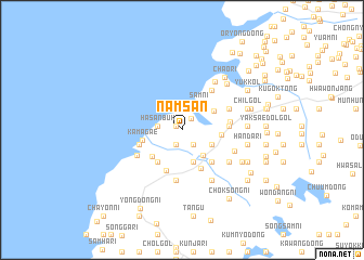 map of Namsan