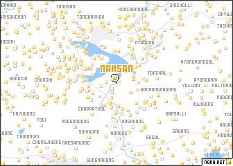 map of Namsan