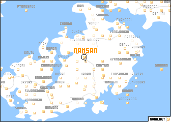 map of Namsan