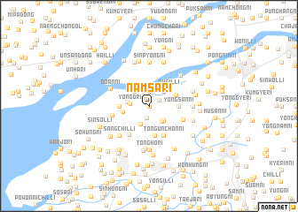 map of Namsa-ri