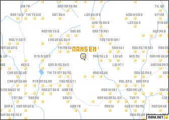 map of Namsem