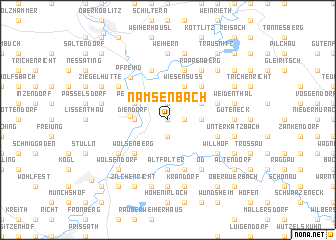 map of Namsenbach