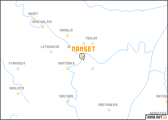 map of Namset