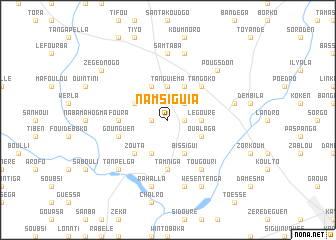 map of Namsiguia