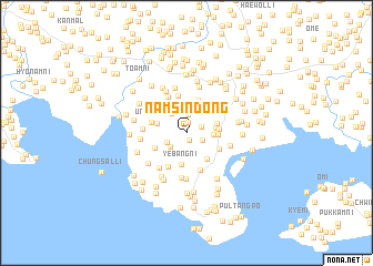 map of Namsin-dong