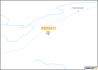 map of Namskiy