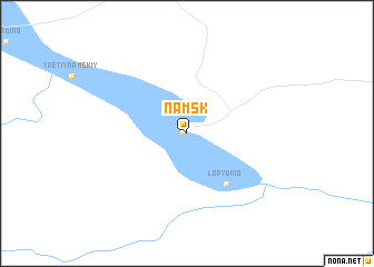 map of Namsk