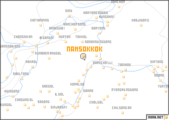 map of Namsŏkkok