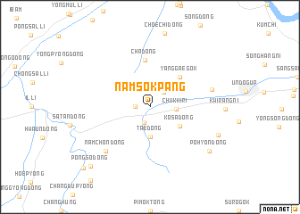 map of Namsŏkpang