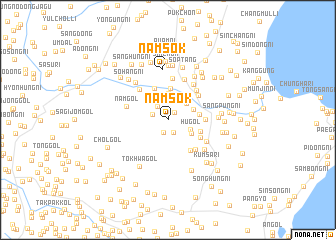 map of Namsŏk