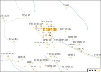 map of Namsŏk