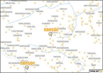 map of Namsŏk