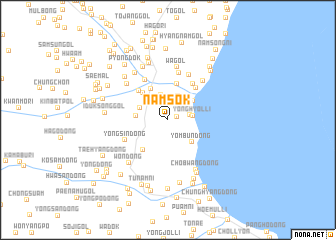 map of Namsŏk