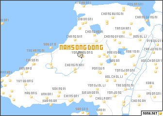 map of Namsŏng-dong