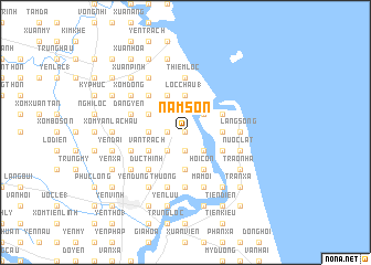 map of Nam Sơn