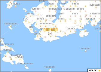 map of Namsŏn