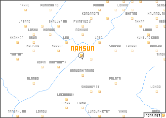 map of Namsun