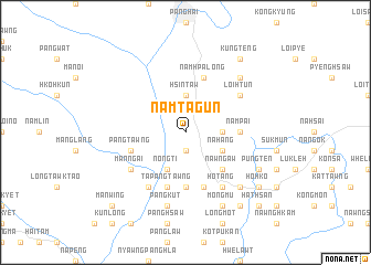 map of Namta-gun