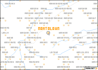 map of Nam-ta-lawn