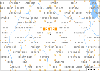 map of Namtan