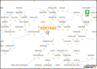 map of Nam-tawn