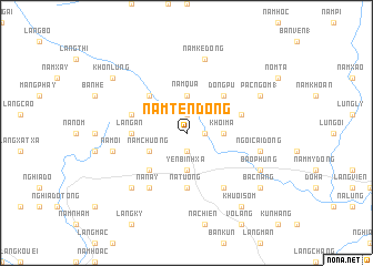 map of Nâm Tèn Dông