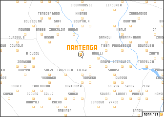 map of Namtenga