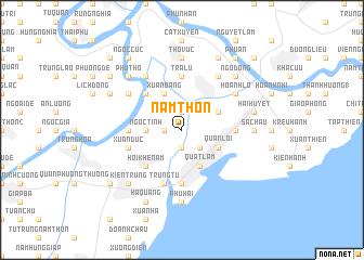 map of Nam Thồn