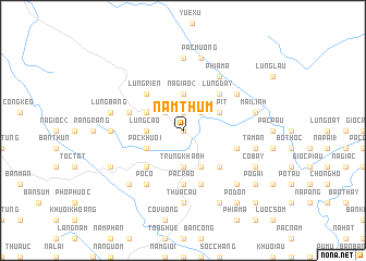 map of Nặm Thúm