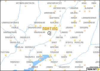 map of Namting