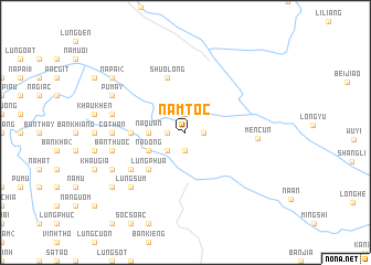 map of Nậm Tồc