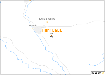 map of Namto-Gol