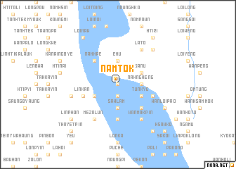 map of Namtok