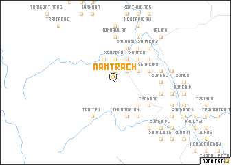 map of Nam Trạch