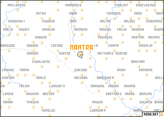 map of Nam Trà