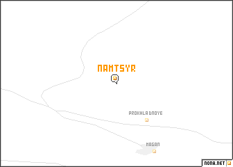 map of Namtsyr