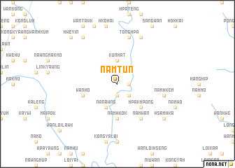 map of Namtun