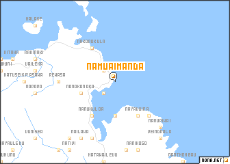 map of Namuaimanda