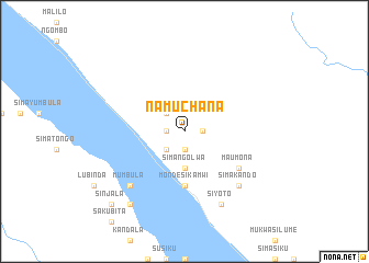 map of Namuchana