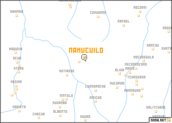 map of Namucuilo