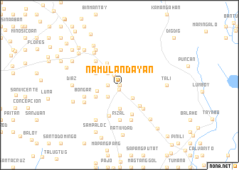 map of Namulandayan