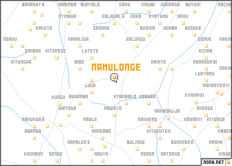 map of Namulonge