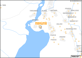 map of Namuna