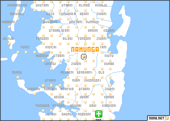 map of Namunga