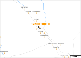 map of Namuntuntu