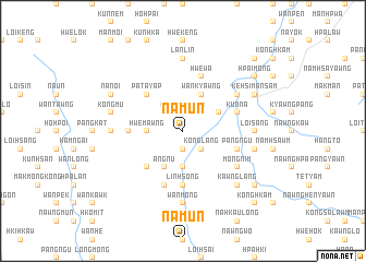 map of Nam-un